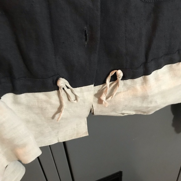 Designer Sarah Pacini Linen Top - Holt Renfrew - Picture 3 of 3